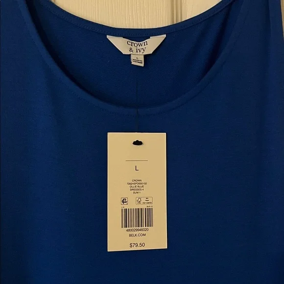 Crown & Ivy Royal Blue Maxi Dress - Picture 2 of 5